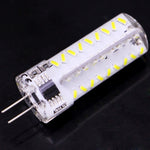 Lampadina LED G4 72 SMD 3014 220V luce bianca regolabile