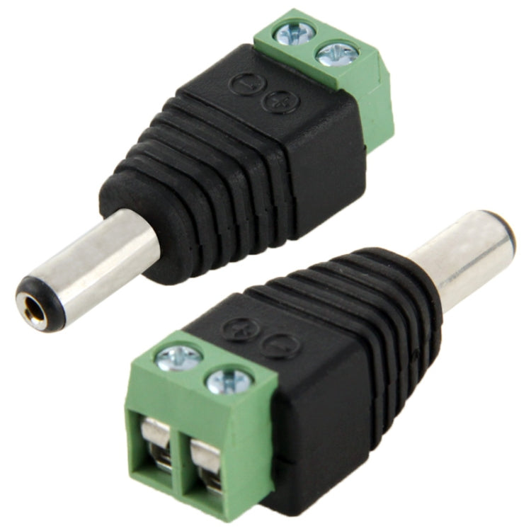 Jack maschio alimentazione CC 5,5x2,1 mm con connettore a vite