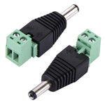 Connettore maschio alimentazione CC 5,5 x 2,1 mm per telecamera C
