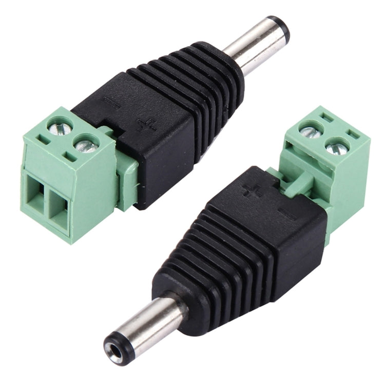 Connettore maschio alimentazione CC 5,5 x 2,1 mm per telecamera C
