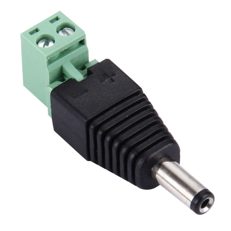 Connettore maschio alimentazione CC 5,5 x 2,1 mm per telecamera C