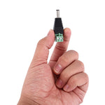 Connettore maschio alimentazione CC 5,5 x 2,1 mm per telecamera C
