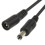 Cavo connettore da cilindro femmina a maschio 5,5x2,1 mm 3 m