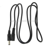Cavo connettore cilindro femmina-maschio 5,5x2,1 mm 1 m nero