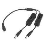 Connettore cavo alimentazione CC 5,5x2,1 mm con interruttore 30 c