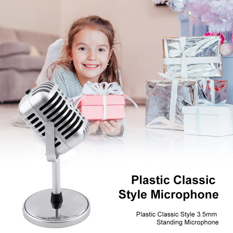 Microfono da terra in plastica con cavo jack 3,5 mm - immagine 5