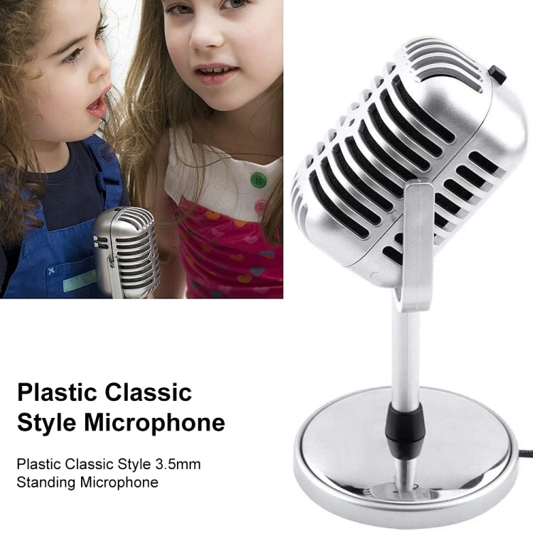 Microfono da terra in plastica con cavo jack 3,5 mm - immagine 6