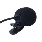 Microfono audio auto con jack 3,5 mm e clip, cavo 2,1 m