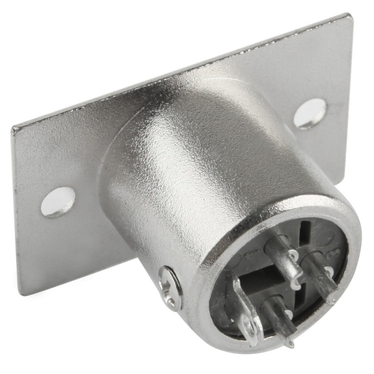 Connettore XLR maschio 3 pin da pannello con bloccaggio metallico - immagine 3