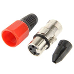 Adattatore XLR femmina a 3 pin per microfono, Female Plug - immagine 5