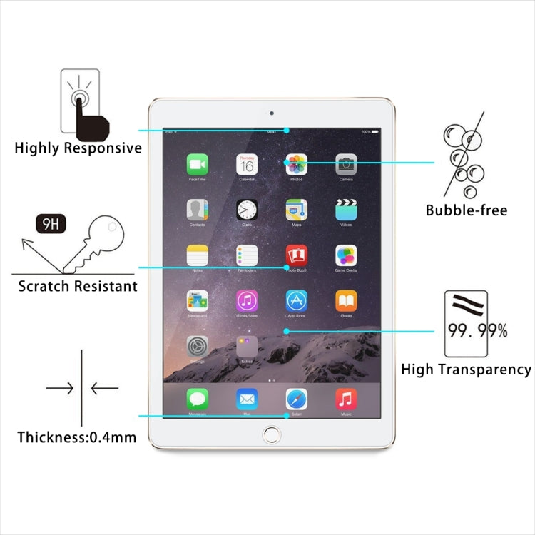 Pellicola in vetro temperato per iPad mini 4 0,4 mm