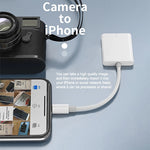 Lettore schede SD per fotocamere 8 pin compatibile iPhone iPad