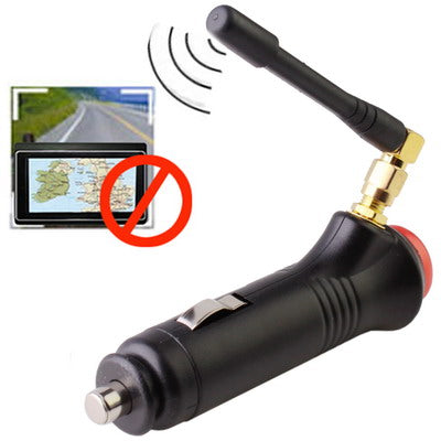 Jammer portatile segnale GPS per auto con interruttore copertura 0,5-15 metri