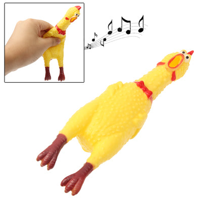 Giocattolo antistress gallina urlante 17 cm