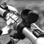 Supporto per torcia da bicicletta 2 pezzi in plastica