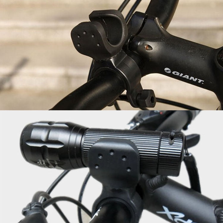Supporto per torcia da bicicletta 2 pezzi in plastica