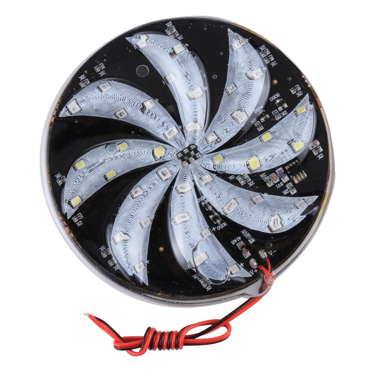 Luce LED 40 SMD 2835 per moto 12V diametro 10 cm