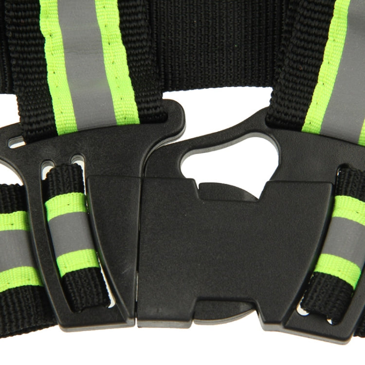 Gilet di sicurezza riflettente alta visibilità in nylon