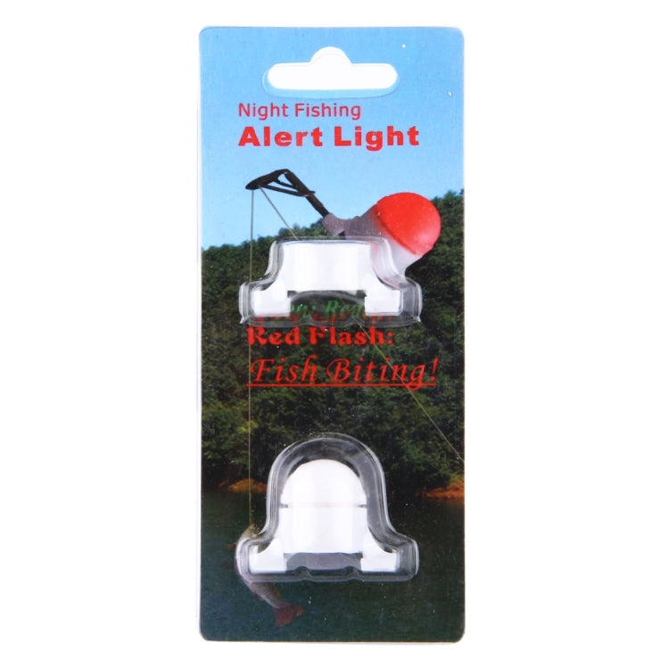 Campanello d'allarme luminoso per canna da pesca con batteria 3V