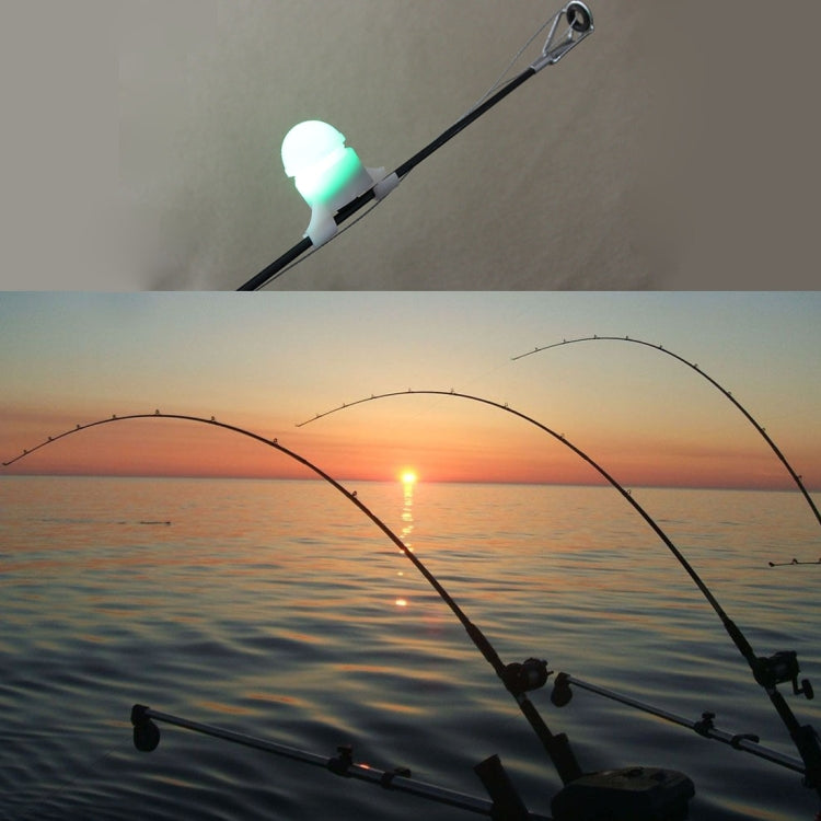 Campanello d'allarme luminoso per canna da pesca con batteria 3V