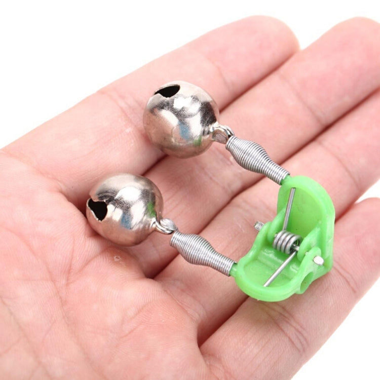 Set 10 campanelli da pesca con clip per canna