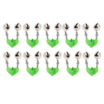 Set 10 campanelli da pesca con clip per canna