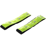 Fasce riflettenti con 4 luci LED per braccia e gambe
