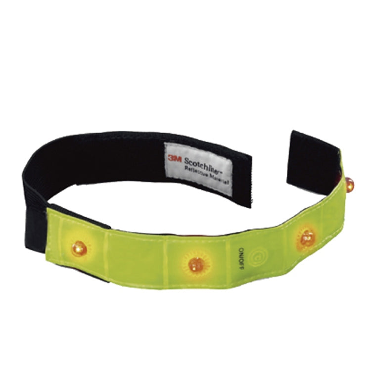 Fasce riflettenti con 4 luci LED per braccia e gambe