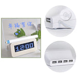 Termometro digitale multifunzione con HUB USB 4 porte