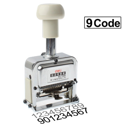 Numeratore automatico in materiale metallico con inchiostro