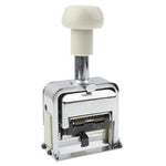 Numeratore automatico in materiale metallico con inchiostro