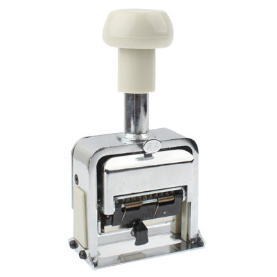 Numeratore automatico in materiale metallico con inchiostro