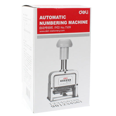 Numeratore automatico in materiale metallico con inchiostro