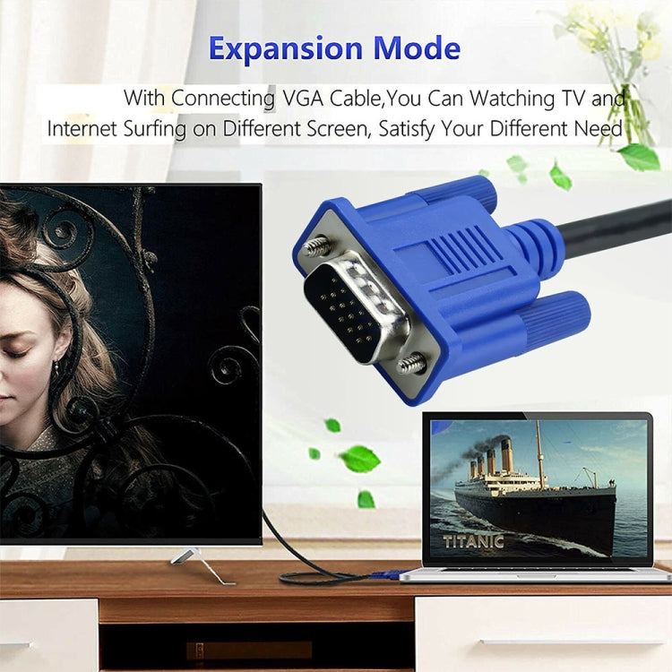 Cavo VGA 15 pin maschio a maschio 1,5 m per monitor LCD