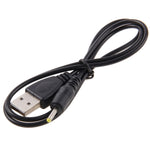 Cavo ricarica USB a jack CC 2,5 mm 65 cm