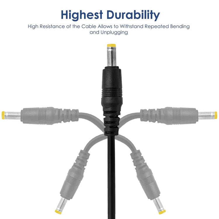 Cavo ricarica USB a jack CC 2,5 mm 65 cm