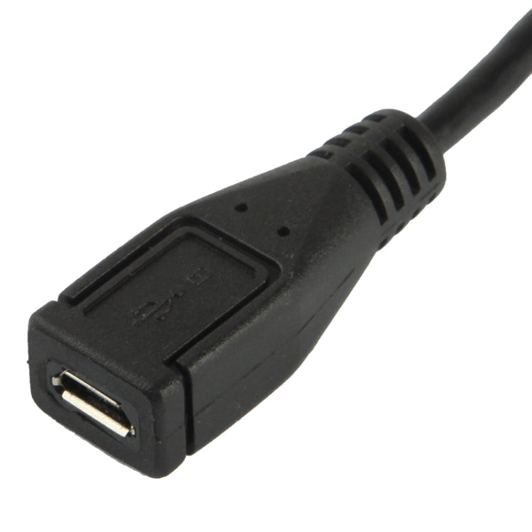 Cavo adattatore Micro USB maschio-femmina 90° 25 cm