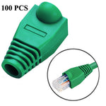 Copricavi per cavi di rete RJ45, set da 100 in 7 colori - immagine 8