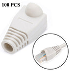 Copricavi per cavi di rete RJ45, set da 100 in 7 colori - immagine 7