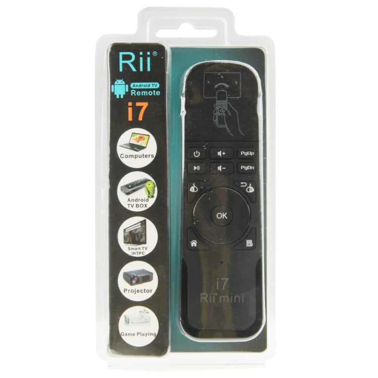 Mini tastiera wireless Air Mouse Rii i7 2,4 GHz