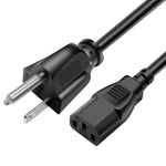 Cavo alimentazione CA 3 poli per notebook US Plug 1,8 m