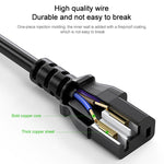 Cavo alimentazione CA 3 poli per notebook US Plug 1,8 m