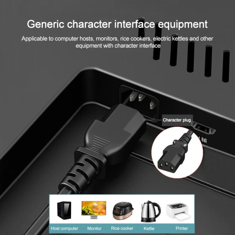 Cavo alimentazione CA 3 poli per notebook US Plug 1,8 m
