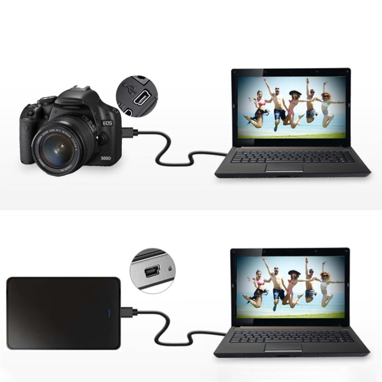 Cavo adattatore USB Mini maschio a USB 2.0 AM 29 cm