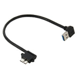 Cavo dati USB 3.0 Micro USB 3.0 a 90° per Galaxy Note III