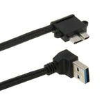 Cavo dati USB 3.0 Micro USB 3.0 a 90° per Galaxy Note III - immagine 2