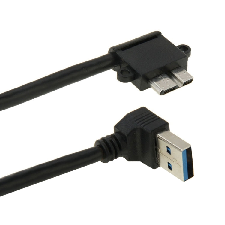 Cavo dati USB 3.0 Micro USB 3.0 a 90° per Galaxy Note III - immagine 2