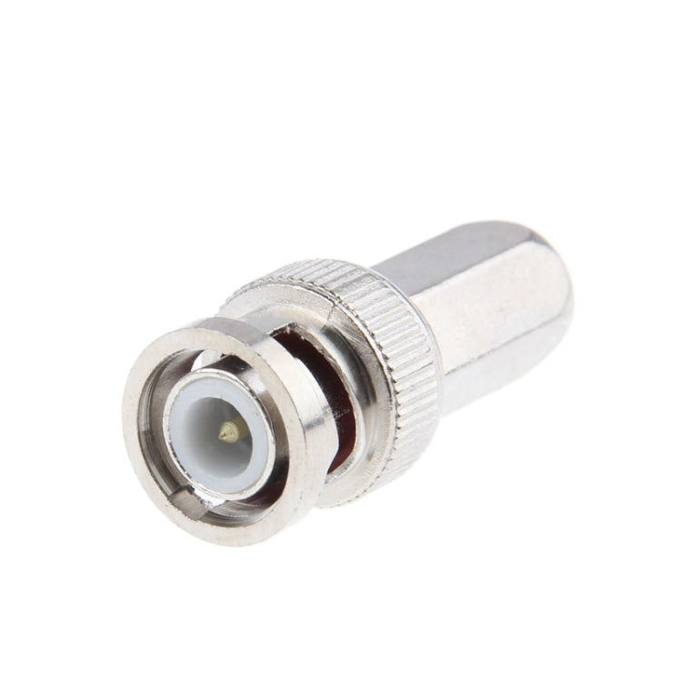Connettore a compressione maschio BNC esagonale 10 pezzi