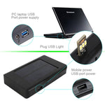 Luce USB portatile con 6 LED touch e doppia faccia