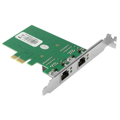 Scheda controller Dual Gigabit Ethernet PCI-Express 2 porte RJ45